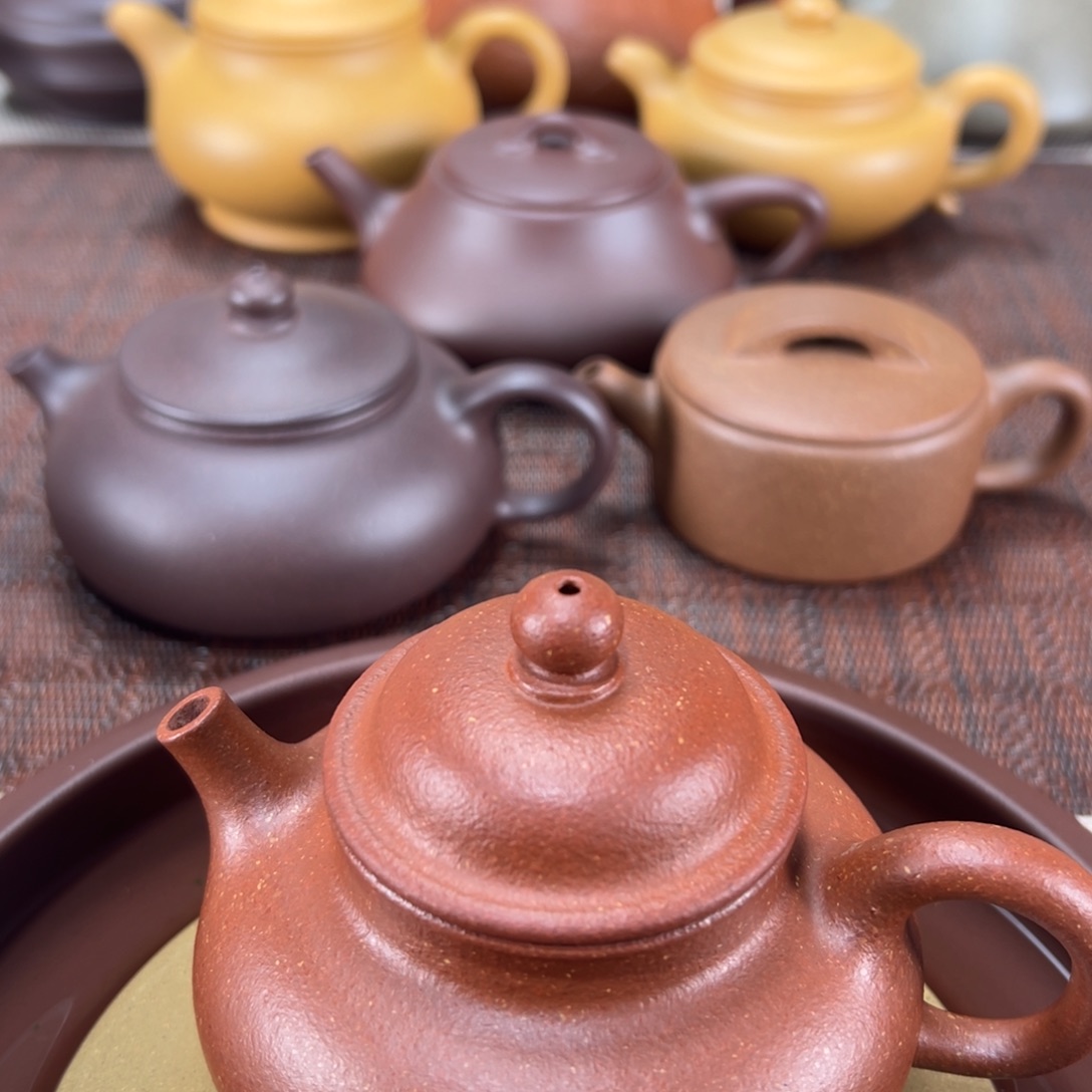 小***胖茶杯紫砂纯红微瑕