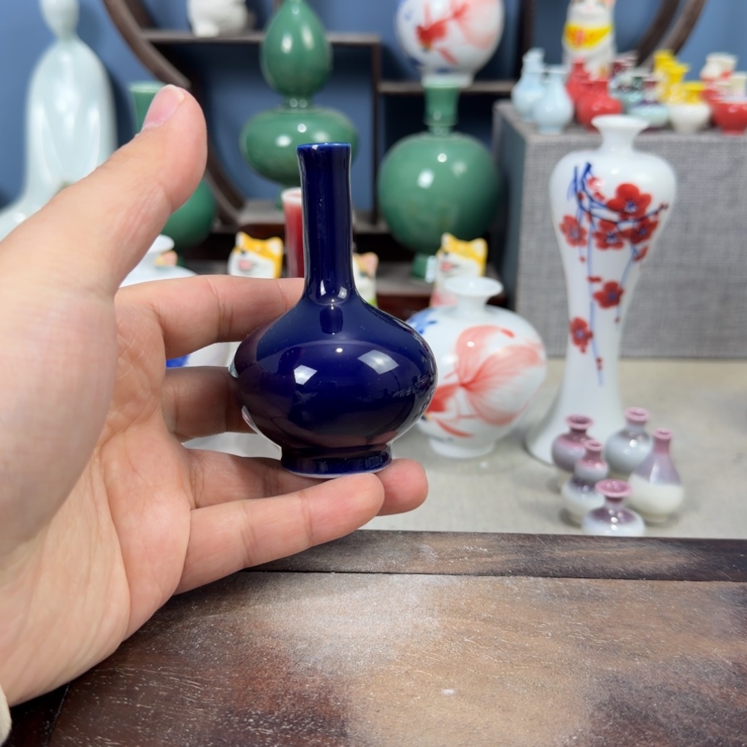 陶瓷手工小花器摆件