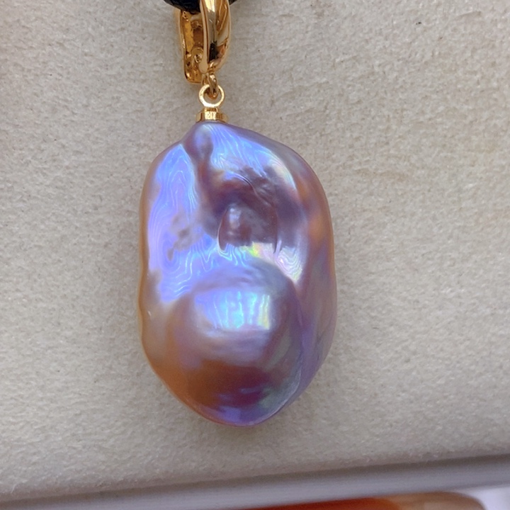 未镶嵌淡水珍珠吊坠(赠链)