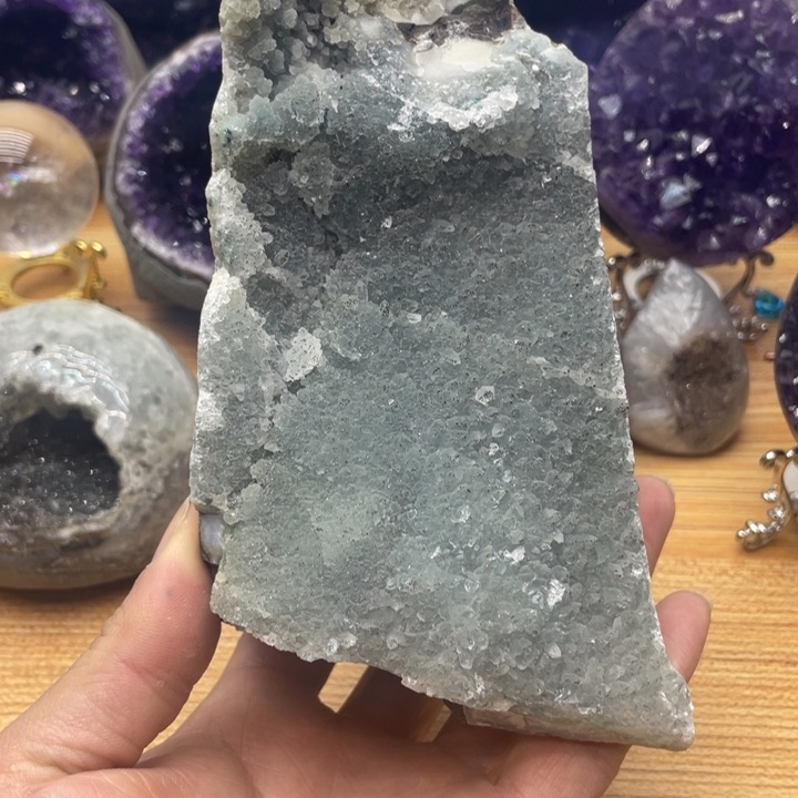 紫晶水晶摆件未镶嵌