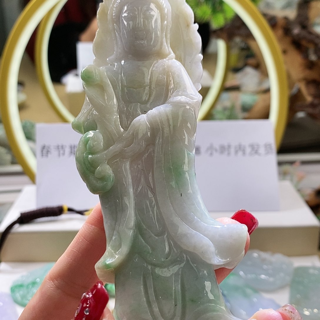 【闪购商品】翡翠颈饰未镶嵌观音