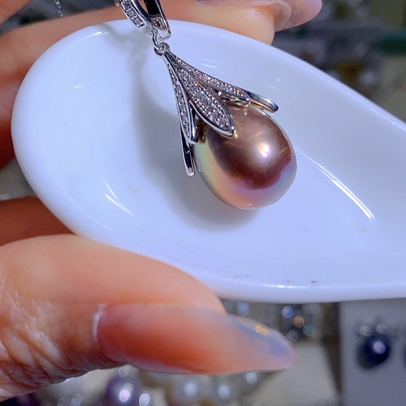 【闪购商品】淡水珍珠吊坠合金