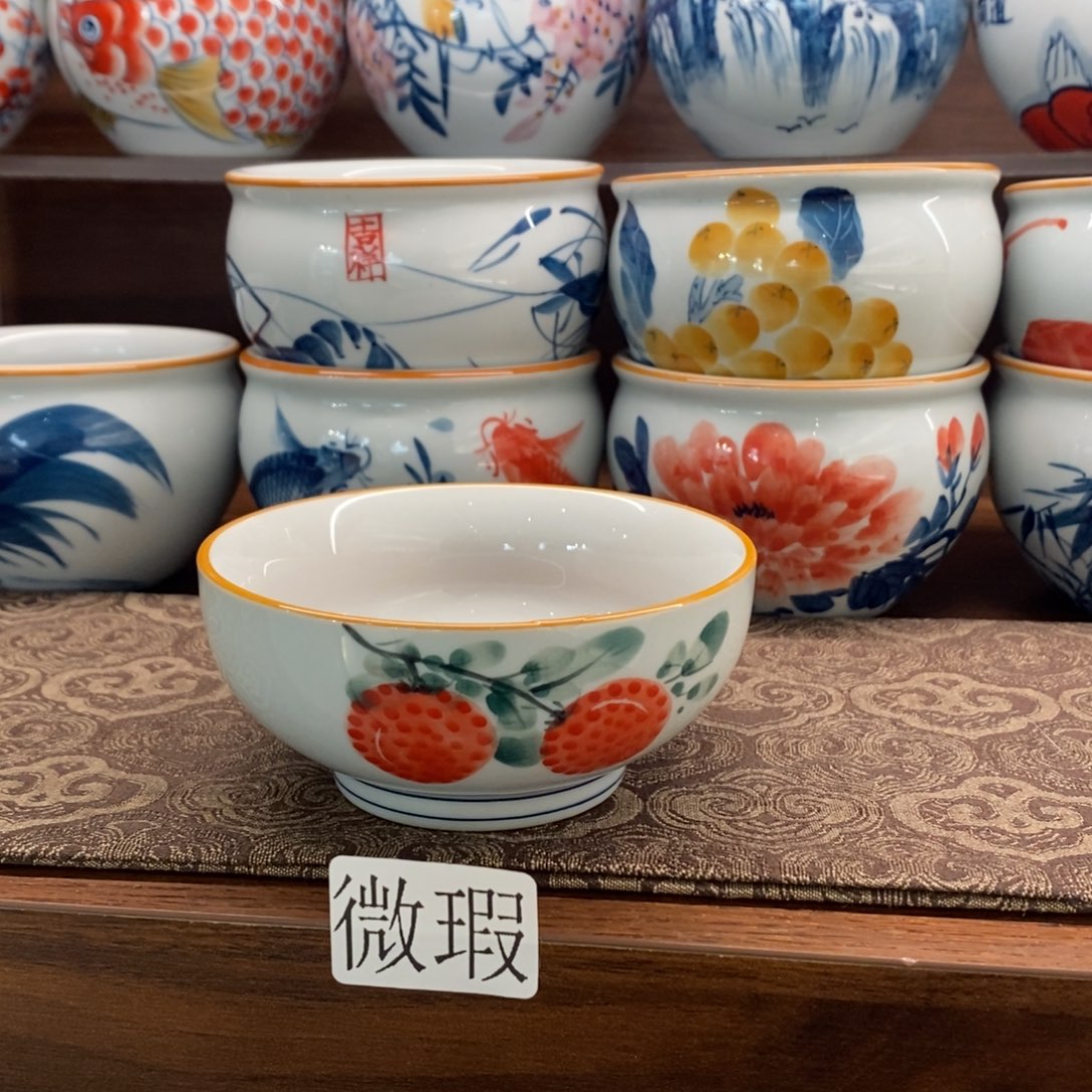 釉下彩手工绘制手工绘制