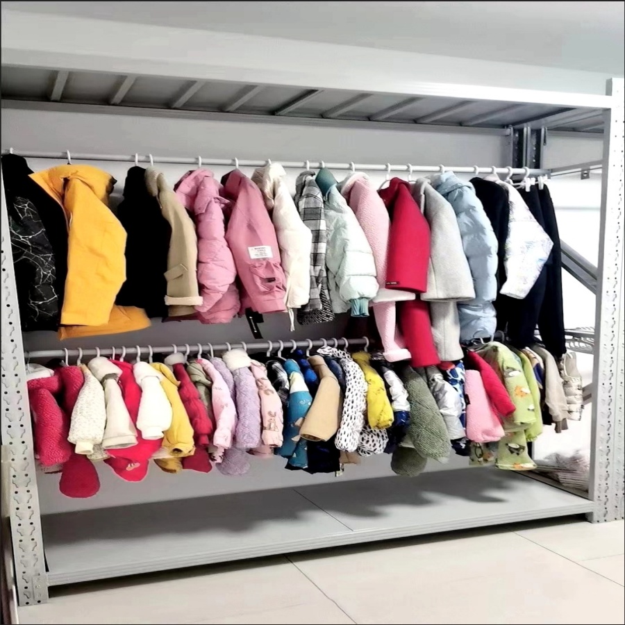 高2.47米中仓储高衣柜货架置物架家用衣帽架简易开放衣柜挂衣架