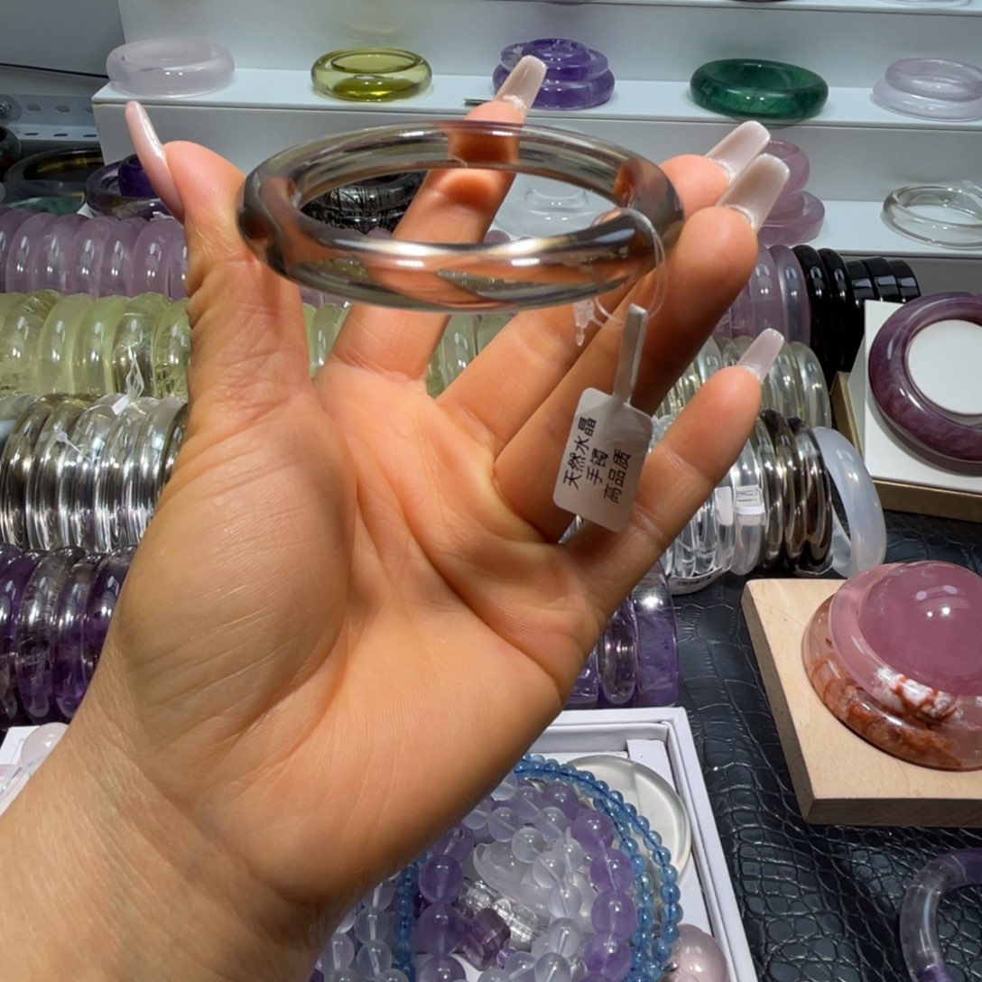 手镯59圈口13号未镶嵌水晶