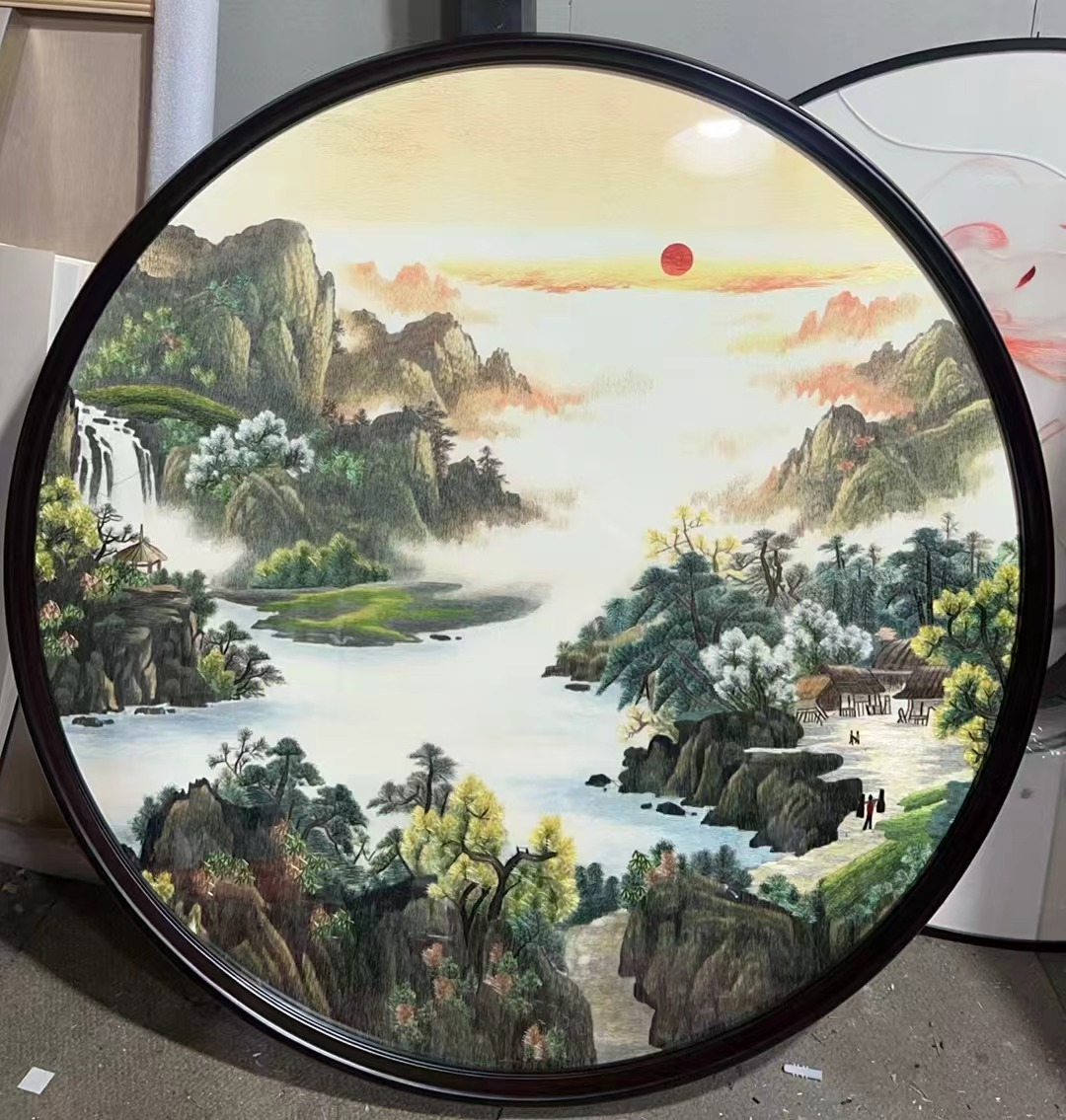 （1-100孤品绣片这里拍）真丝底手工刺绣精品非遗苏绣制品