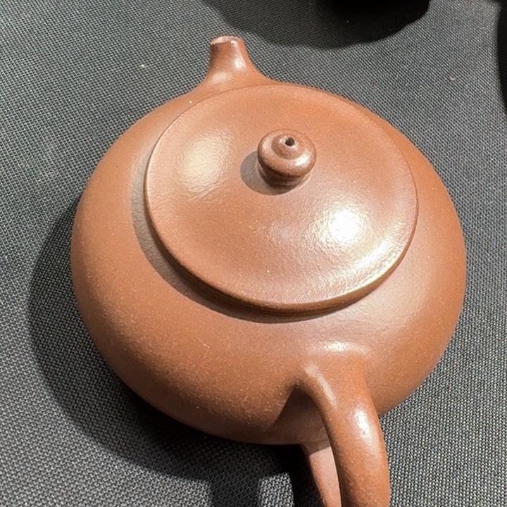 紫砂茶壶紫泥寒江200cc无添加