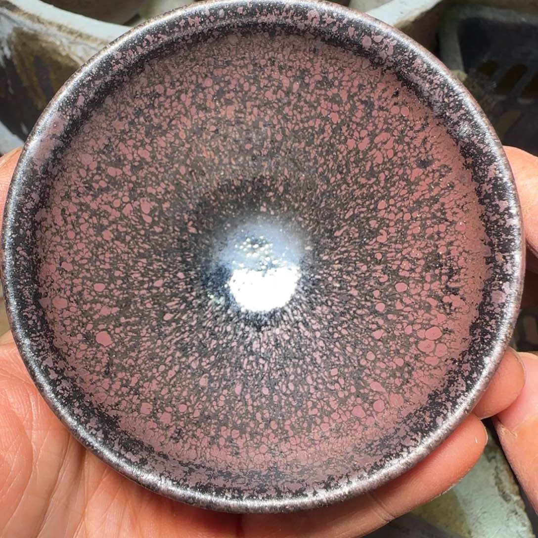 柴烧建盏茶盏茶杯