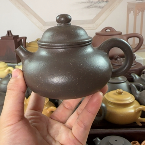茶壶紫砂梨皮天青200cc