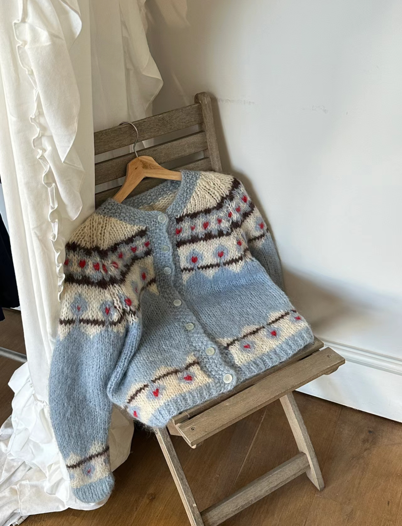 【张张妙妙的屋】秋冬复古孤品毛衣外套开衫