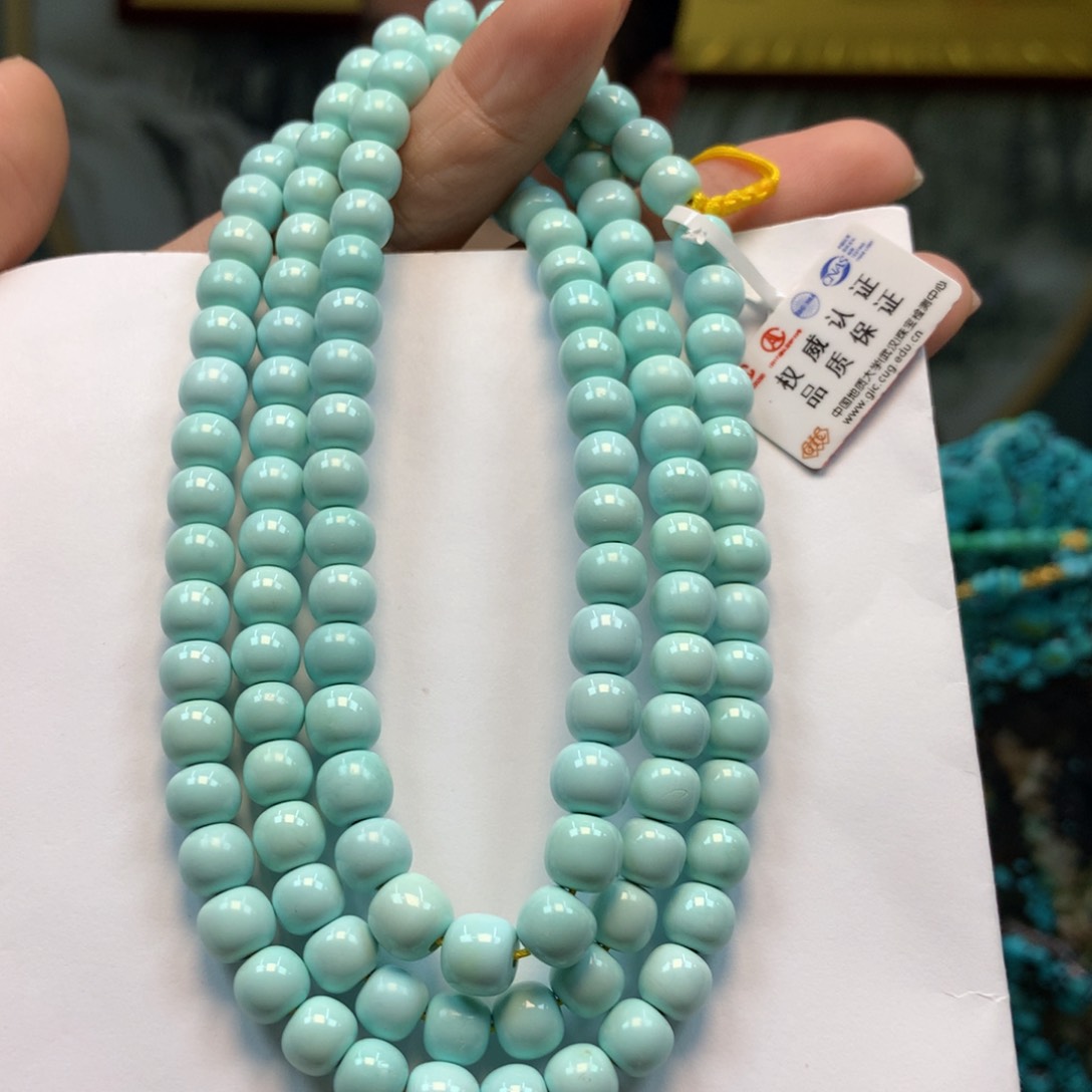 绿松石长链未镶嵌
