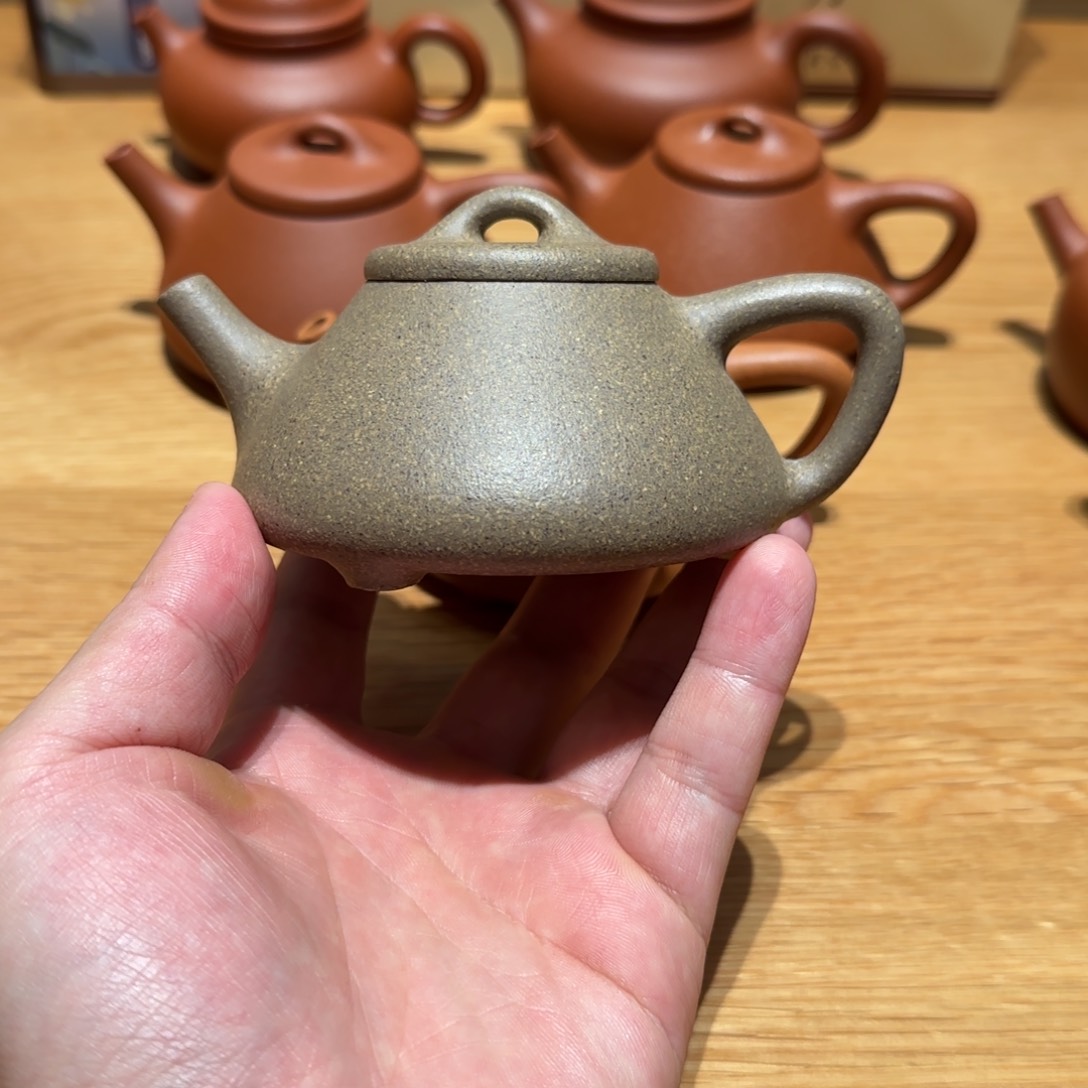 紫砂茶壶青降坡子冶