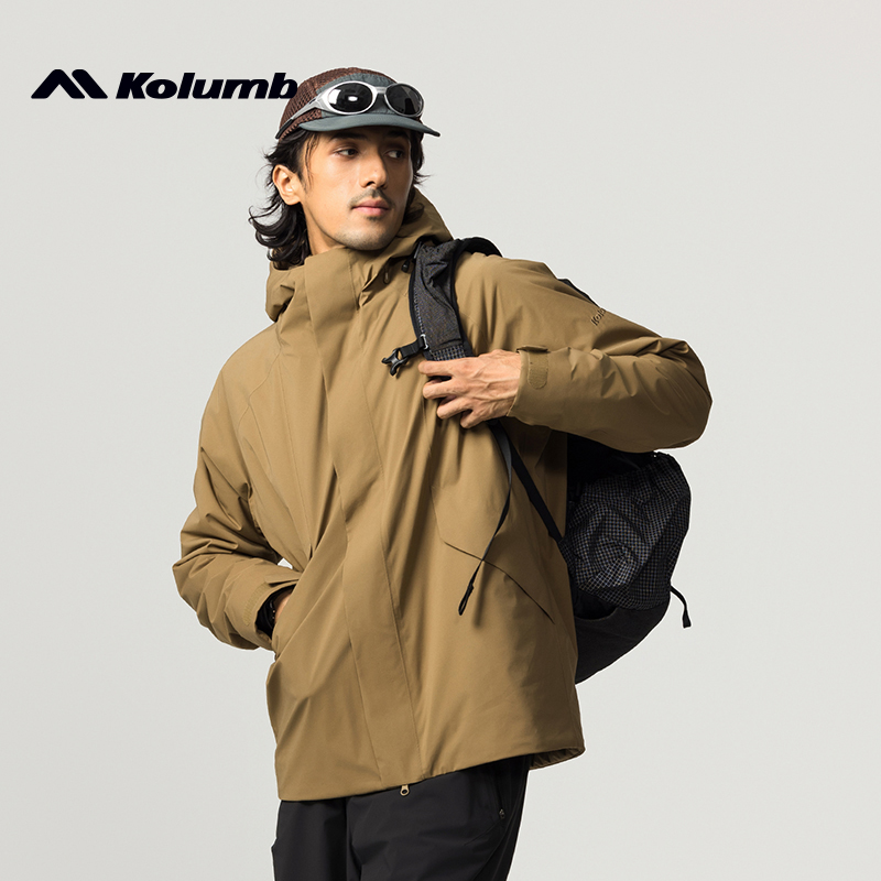 kolumb/哥仑步阿尔卑斯羊毛派克服轻量透湿骑行服保暖防泼水外套