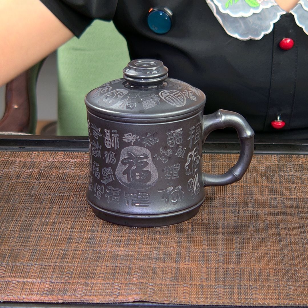 茶杯紫砂高货放漏
