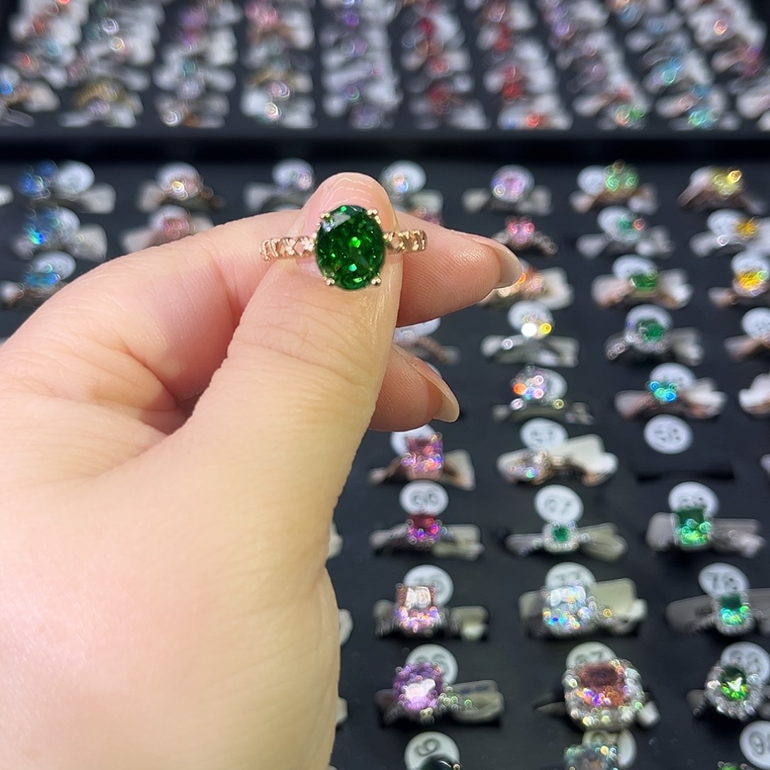 莫桑石非金属SH交叉绿冰花三卡-15