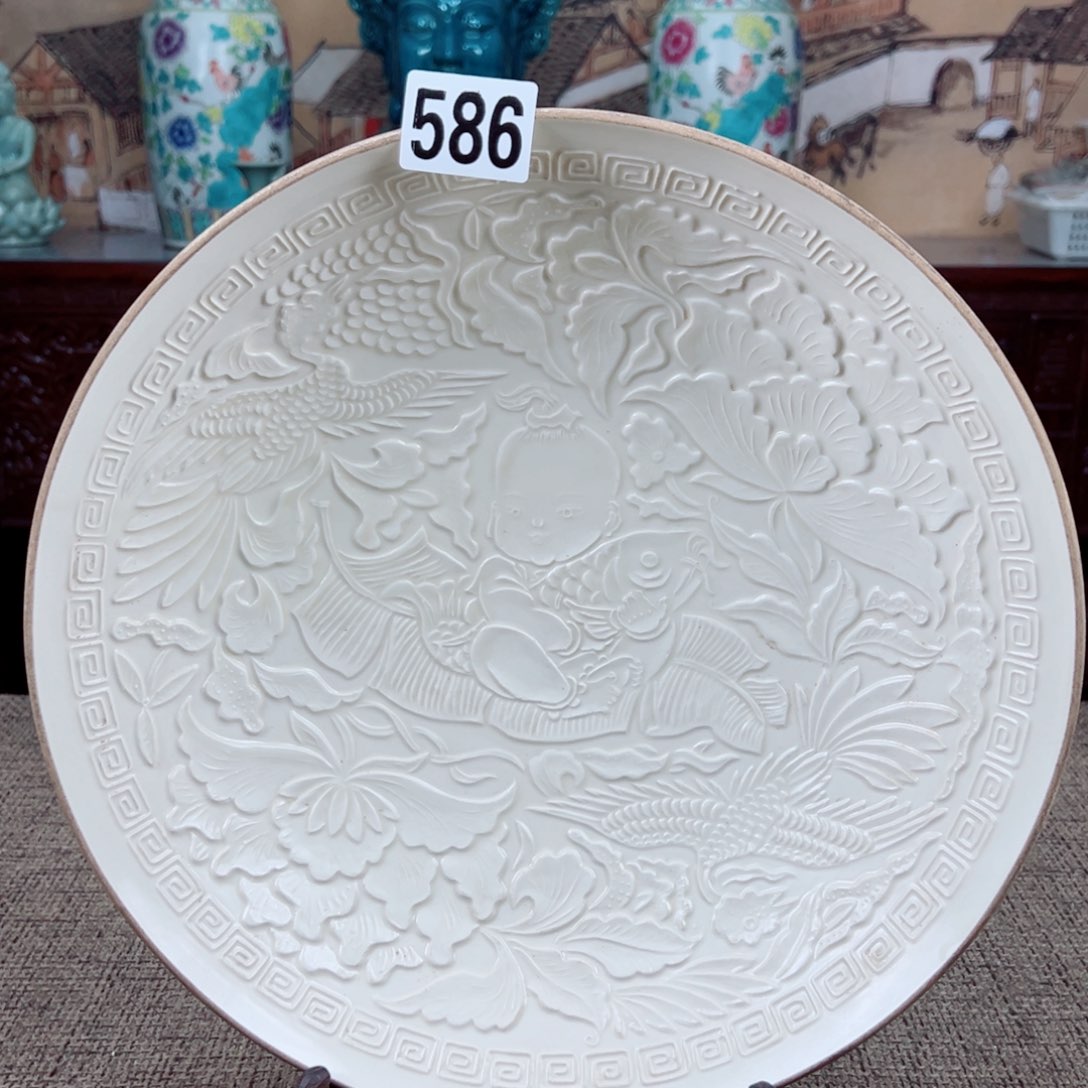 瓷片陶瓷艺术瓷器摆件