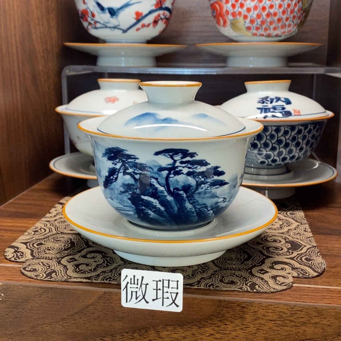 釉下彩手工绘制手工绘制