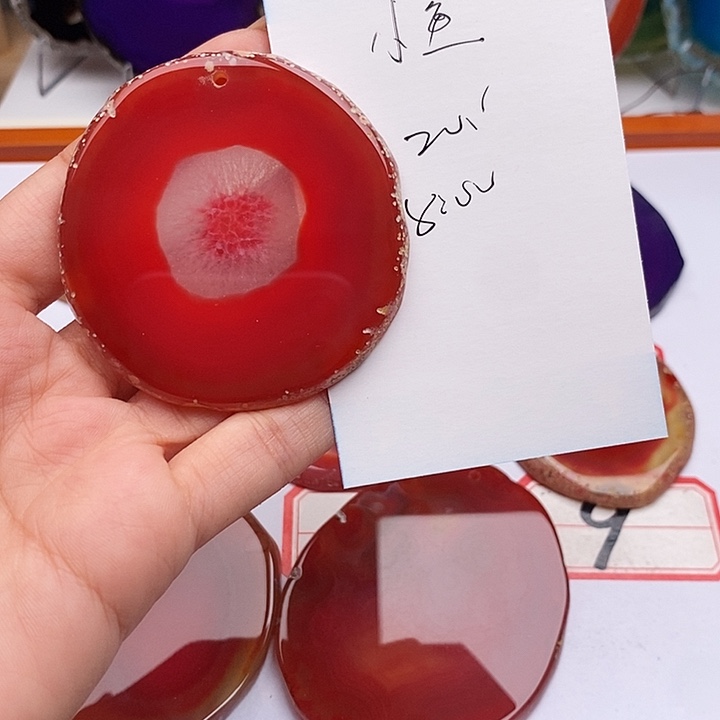 小***呀玛瑙/玉髓合金颈饰