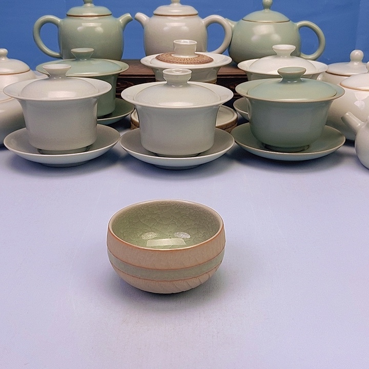 杯重工跳刀冰花不倒翁杯原矿原釉原产地