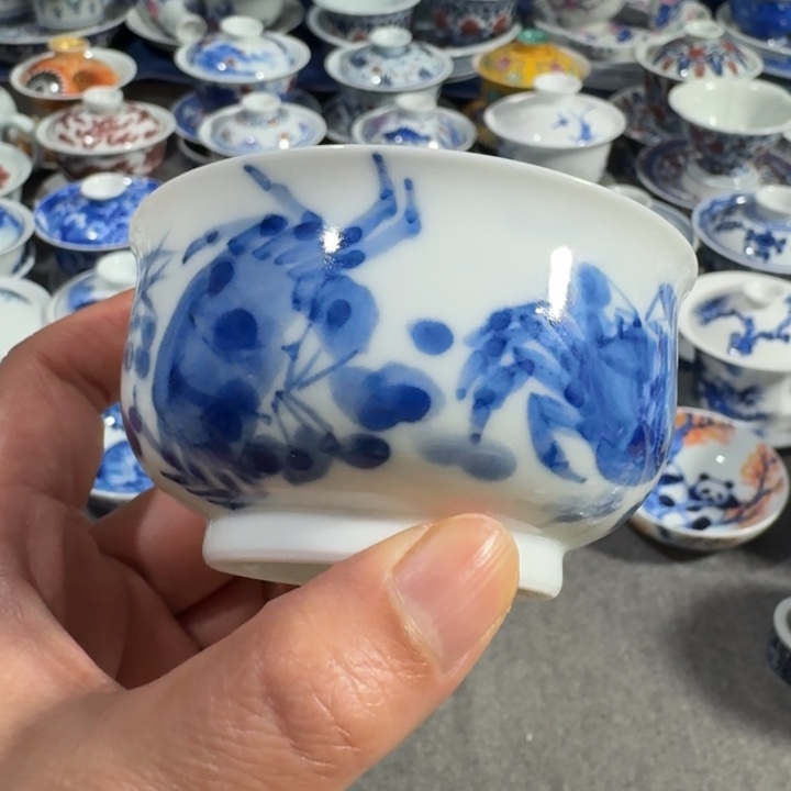 景德镇手工手绘杯