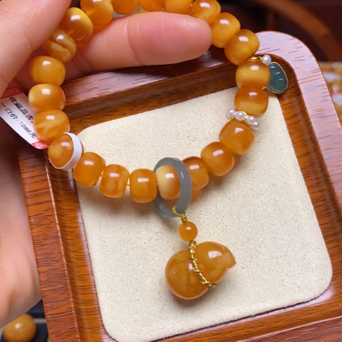 【闪购商品】蜜蜡手链未镶嵌手串