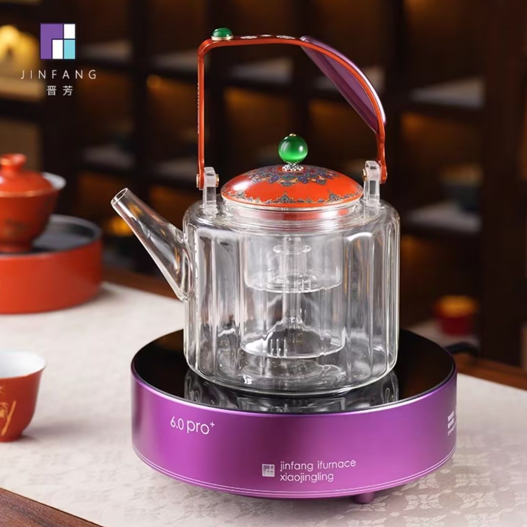 【福器】 晋芳·小芳精灵6.0+透明色二十四节气壶1000ML（Q6682）