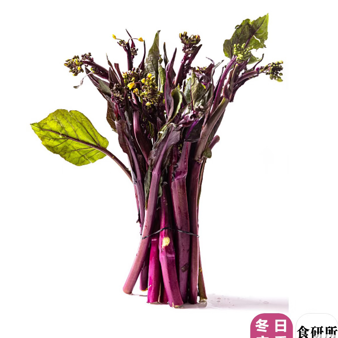 新鲜红菜苔约500g菜苔