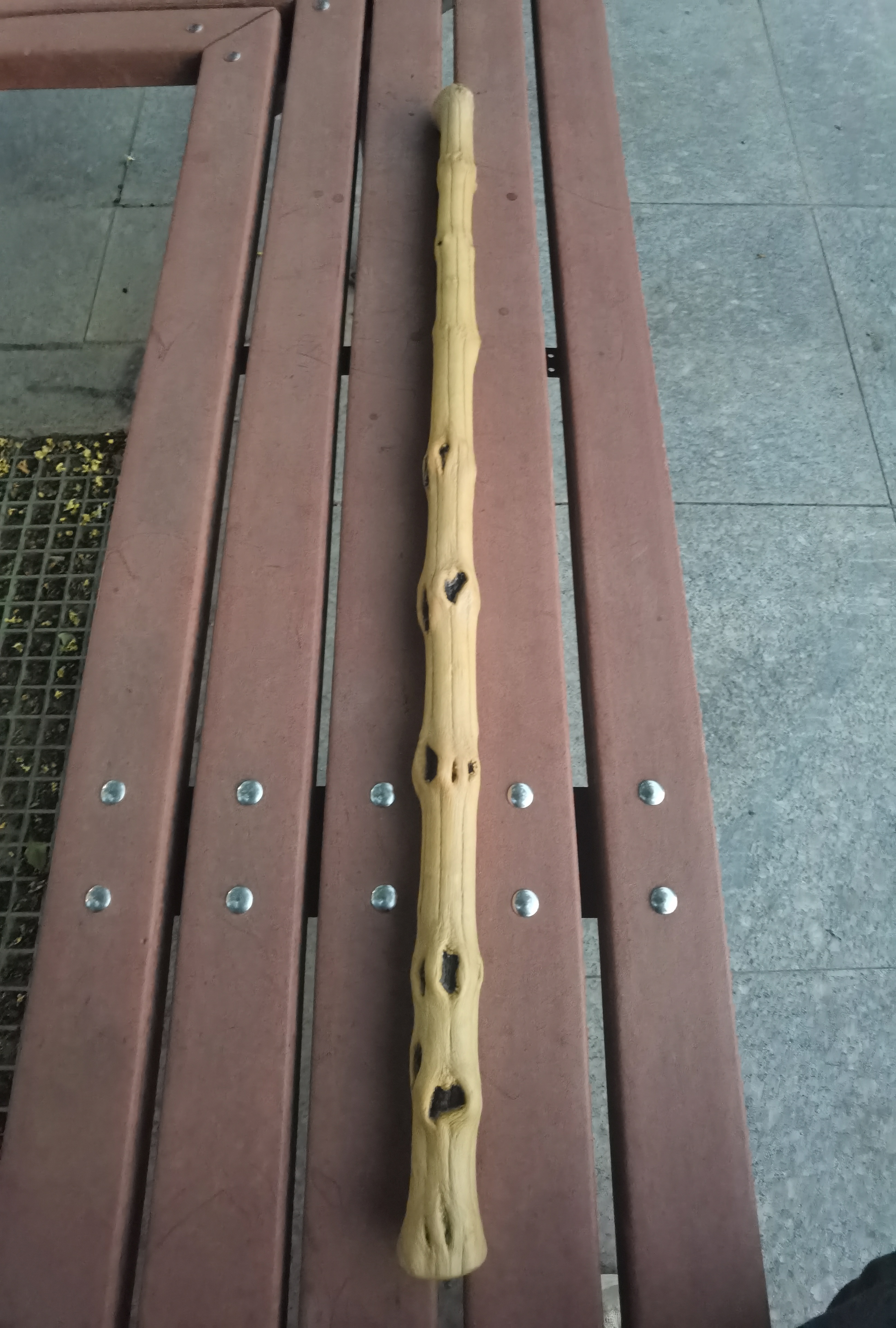 六道木残疤骨节短棍，车载棍