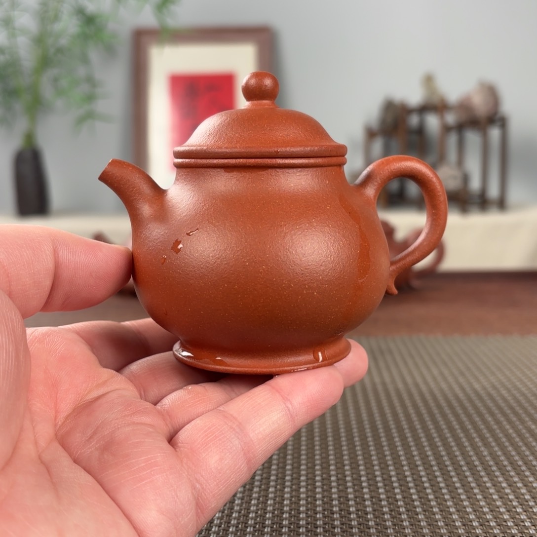紫砂茶壶微瑕黄龙山原矿紫砂壶
