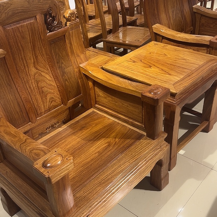 木刺猬紫檀如意沙发3件套包邮