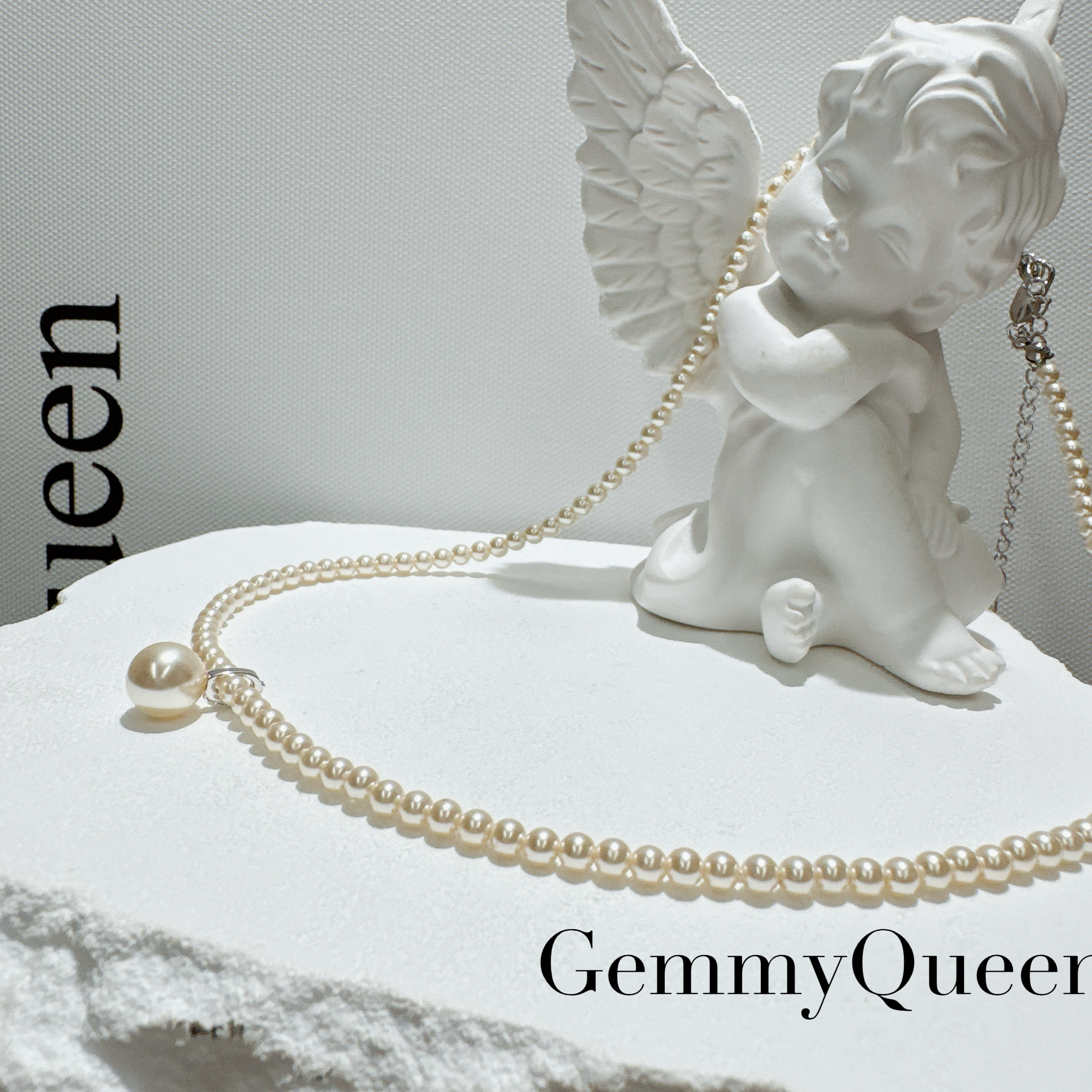 铜合金仿珍珠项链 GemmyQueen高定项链GQ01105