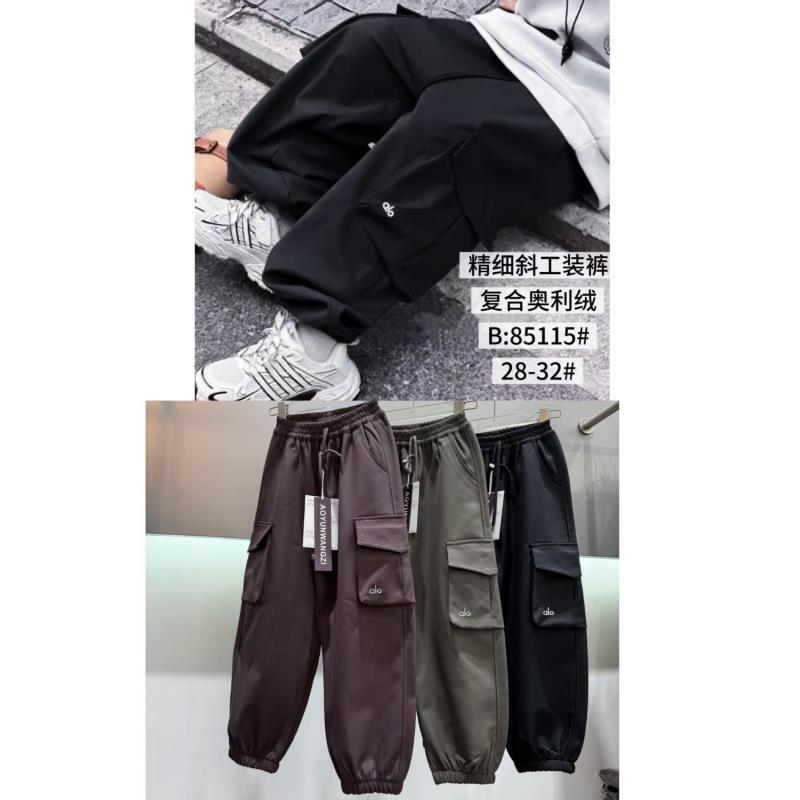 【新疆包邮】新款冬季中大童复合奥粒绒工装裤E267