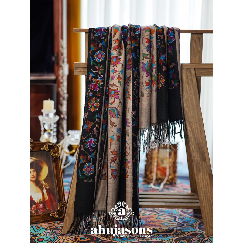 克什米尔pashmina披肩围巾卡尼 100*200 60078-06