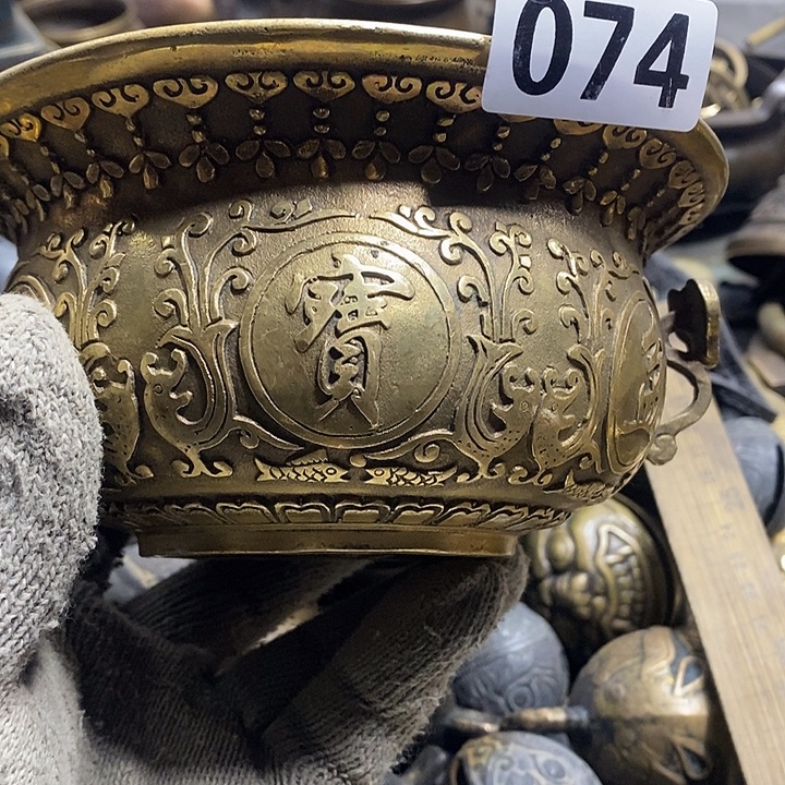 L***j闪电购铜摆件工艺品074
