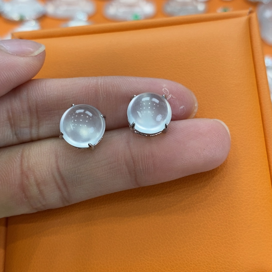 石英质玉吊坠(赠链)银S925镶嵌