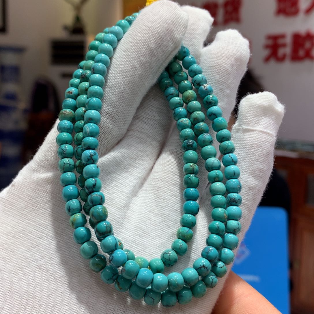 绿松石长链未镶嵌