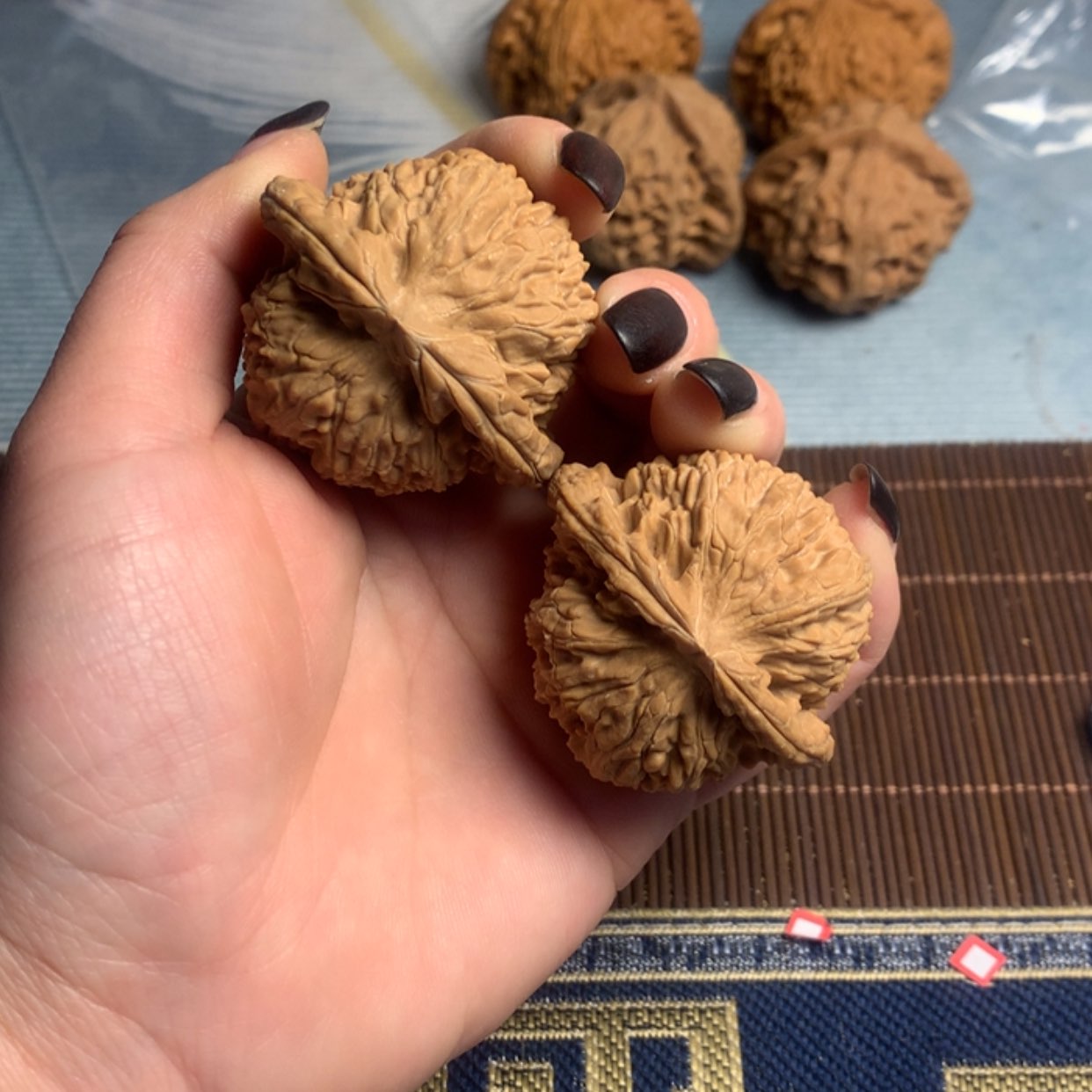 【闪购商品】文玩核桃吊坠小*批白狮子