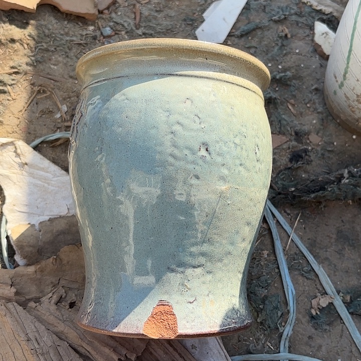 正品紫砂口15高18瑕疵