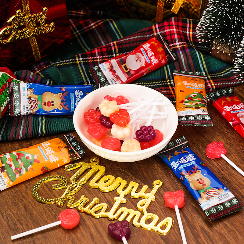 【爆！抢30支】圣诞节维C乳酸菌棒棒糖猫爪高颜值果味糖果儿童one