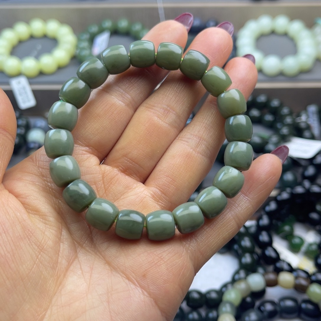 和田玉手链未镶嵌