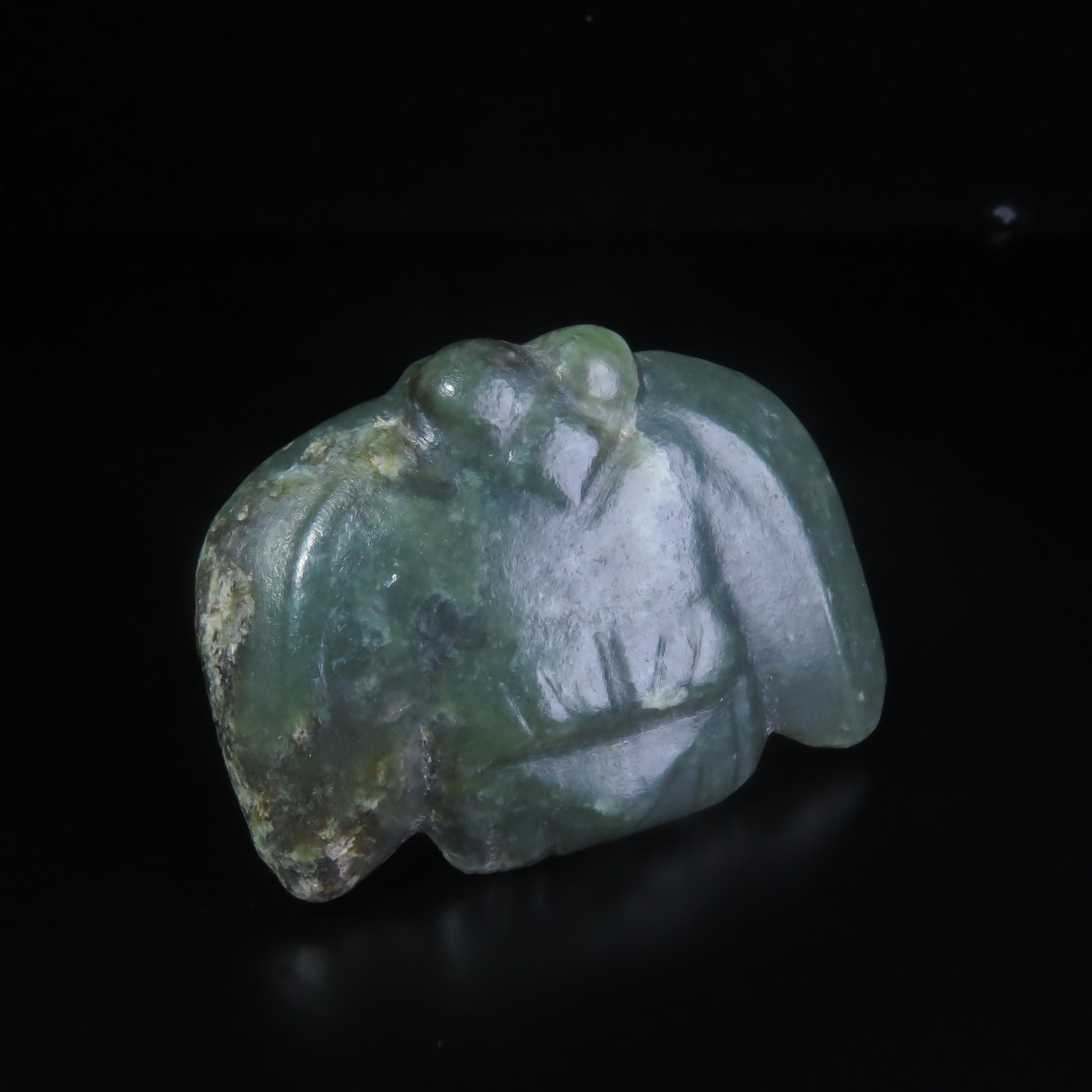 明代青玉枭/MZ547199/和田玉/民族文物