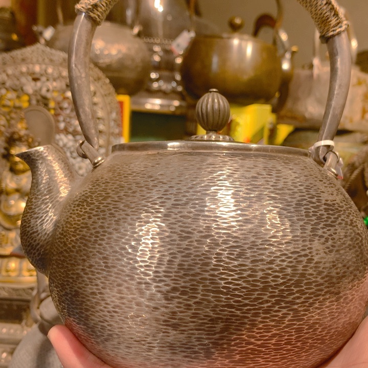 K****g一把手工老银壶一把
