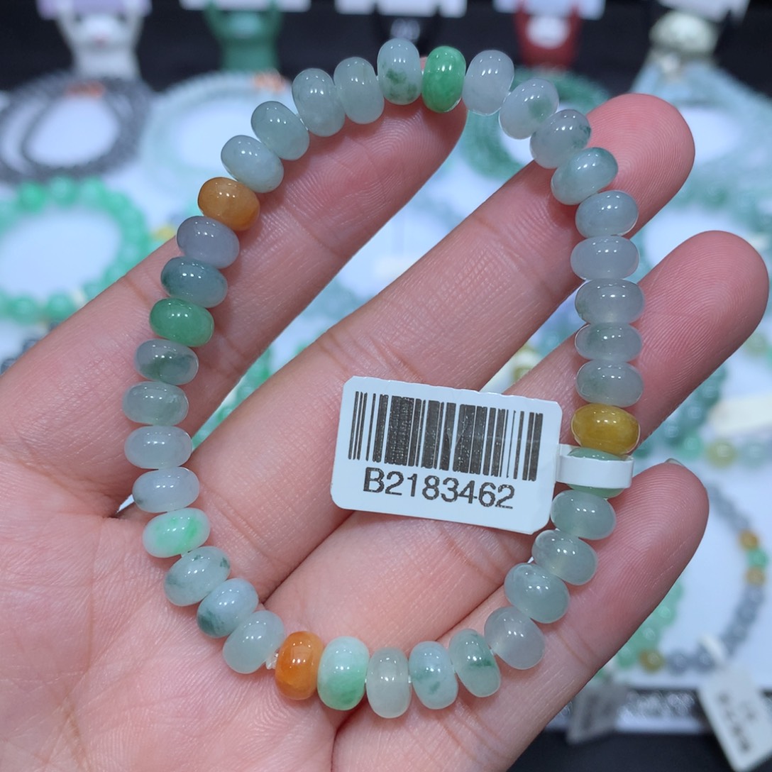 翡翠未镶嵌手串天然