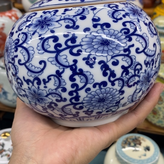 瓷片陶瓷茶叶罐密封罐