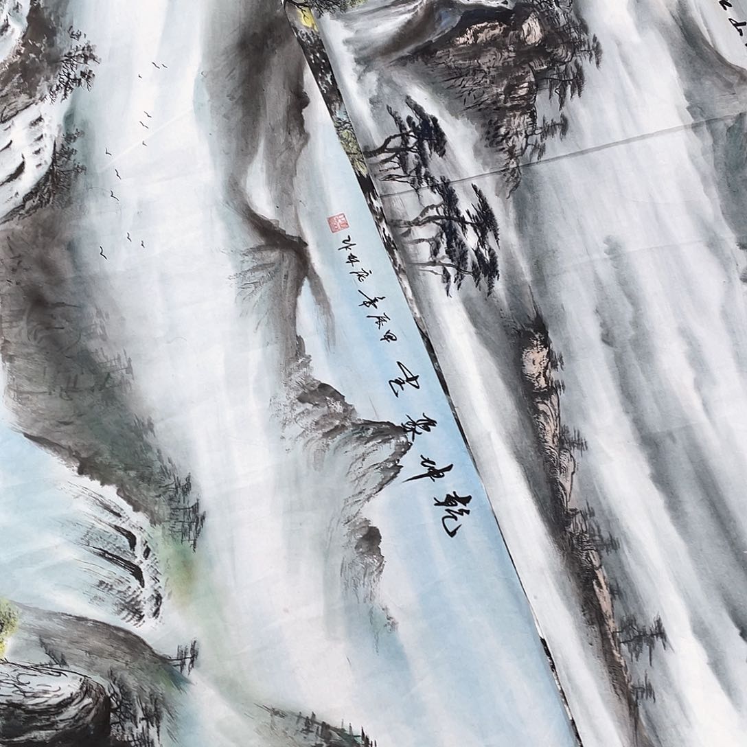 国画鸭*绘画作者庞林画心数量2