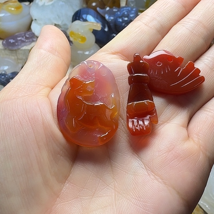 玛瑙/玉髓未镶嵌饰品