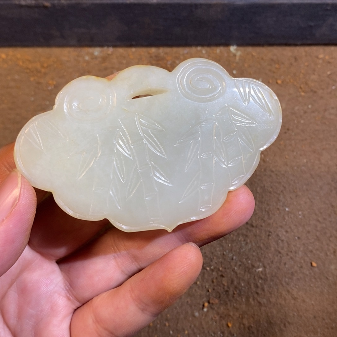 和田玉（糖玉）挂件未镶嵌