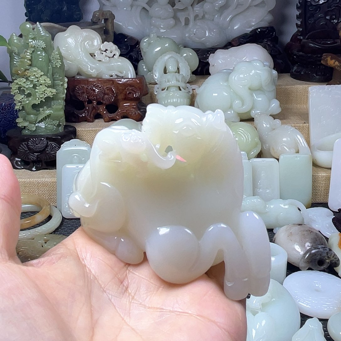 和田玉（糖玉）手链未镶嵌骑****?