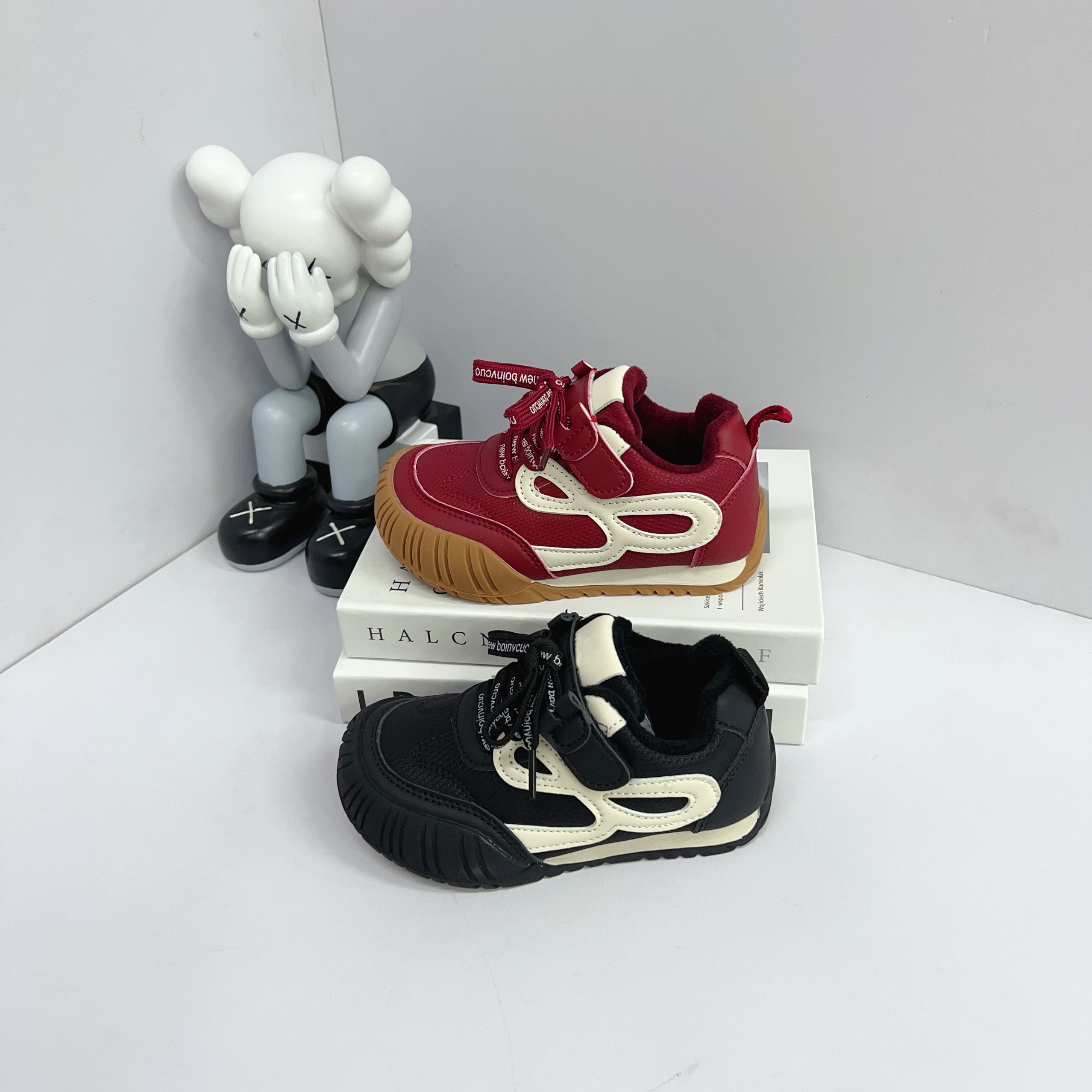 6215儿童鞋冬季新款男女童加绒二棉户外运动鞋