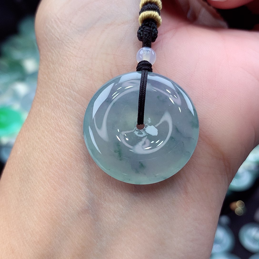 颈饰未镶嵌翡翠编号23尺寸24.4-5.8